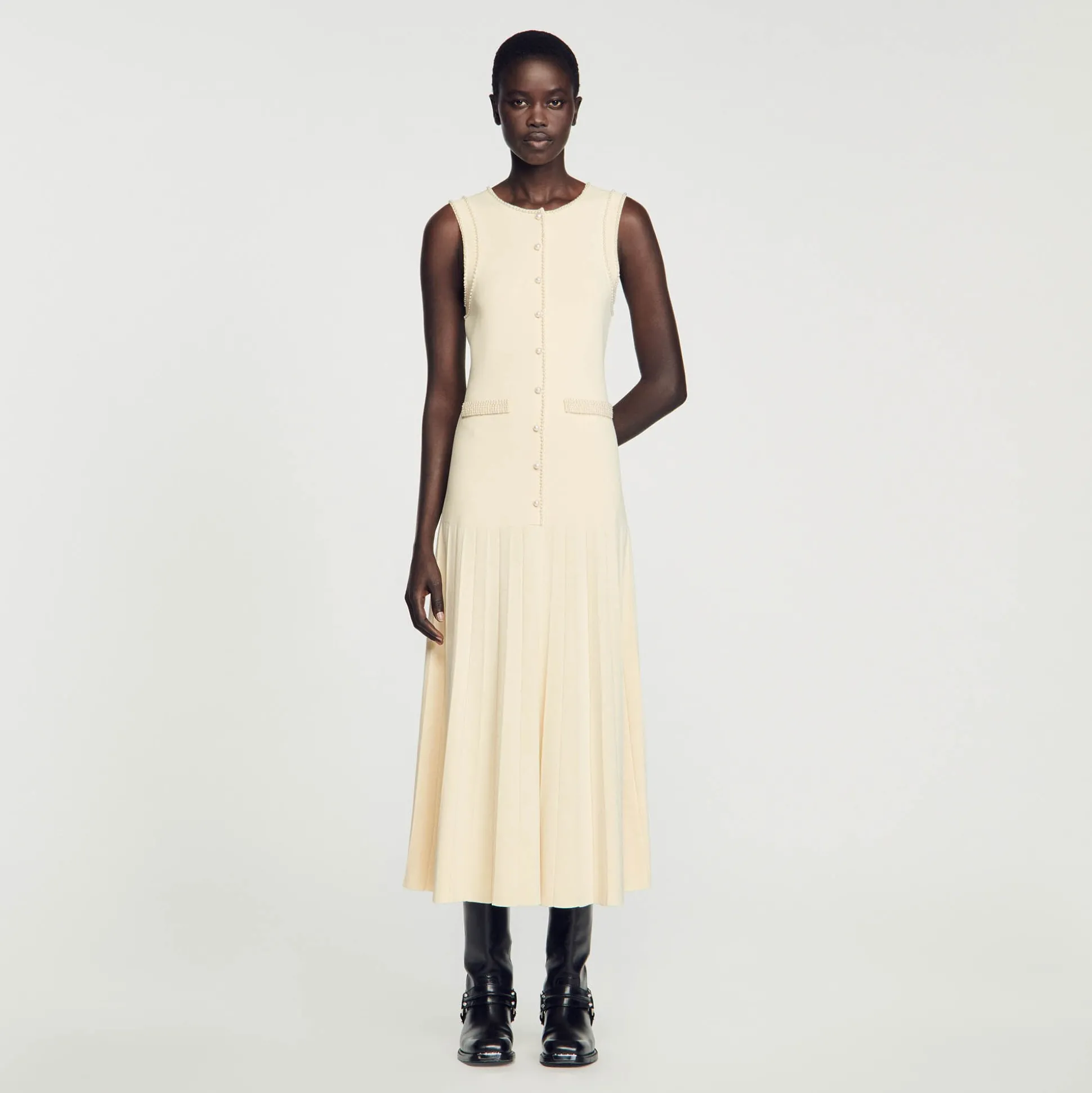 Robe Midi En Maille
