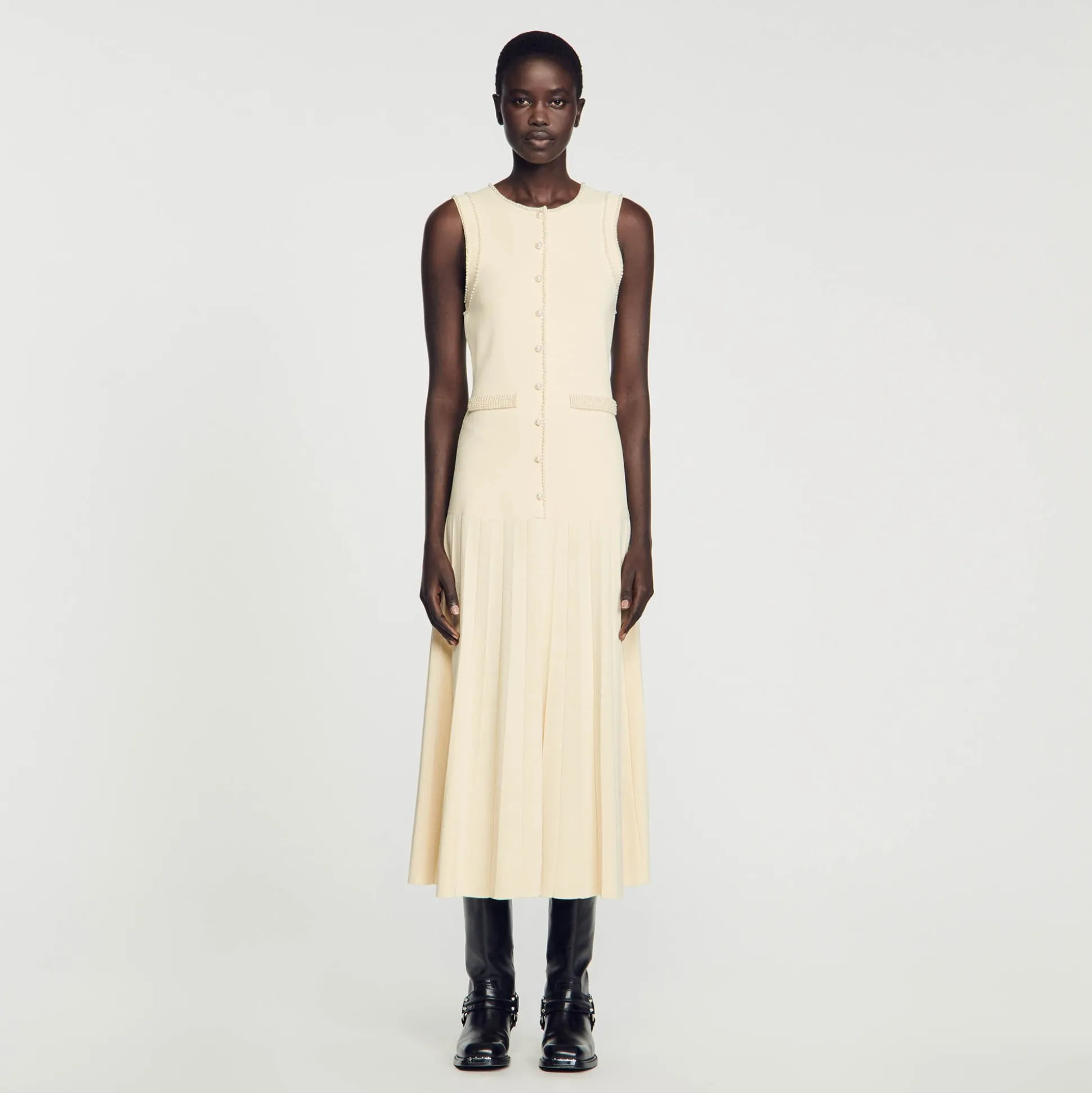 Robe Midi En Maille