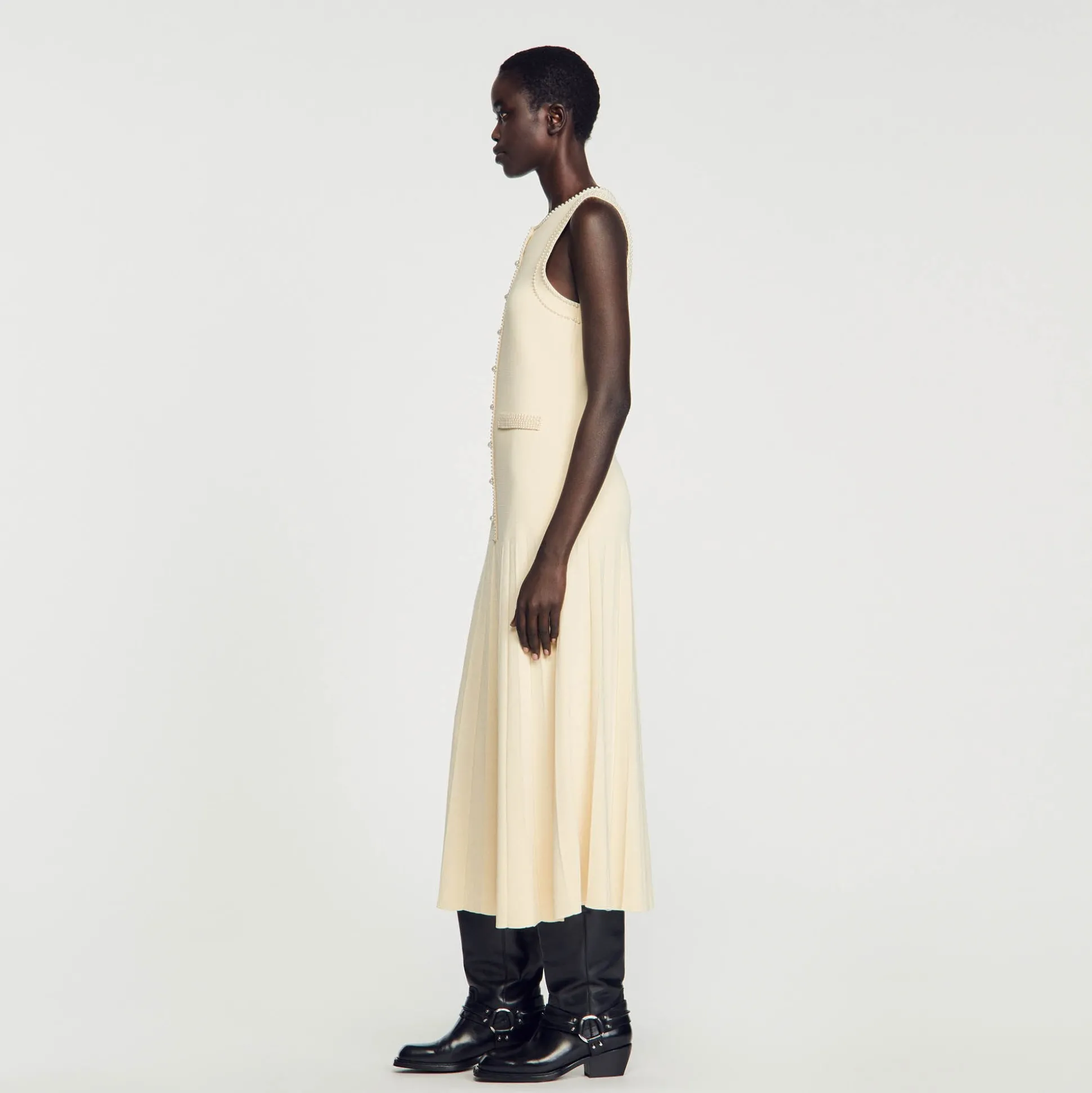 Robe Midi En Maille