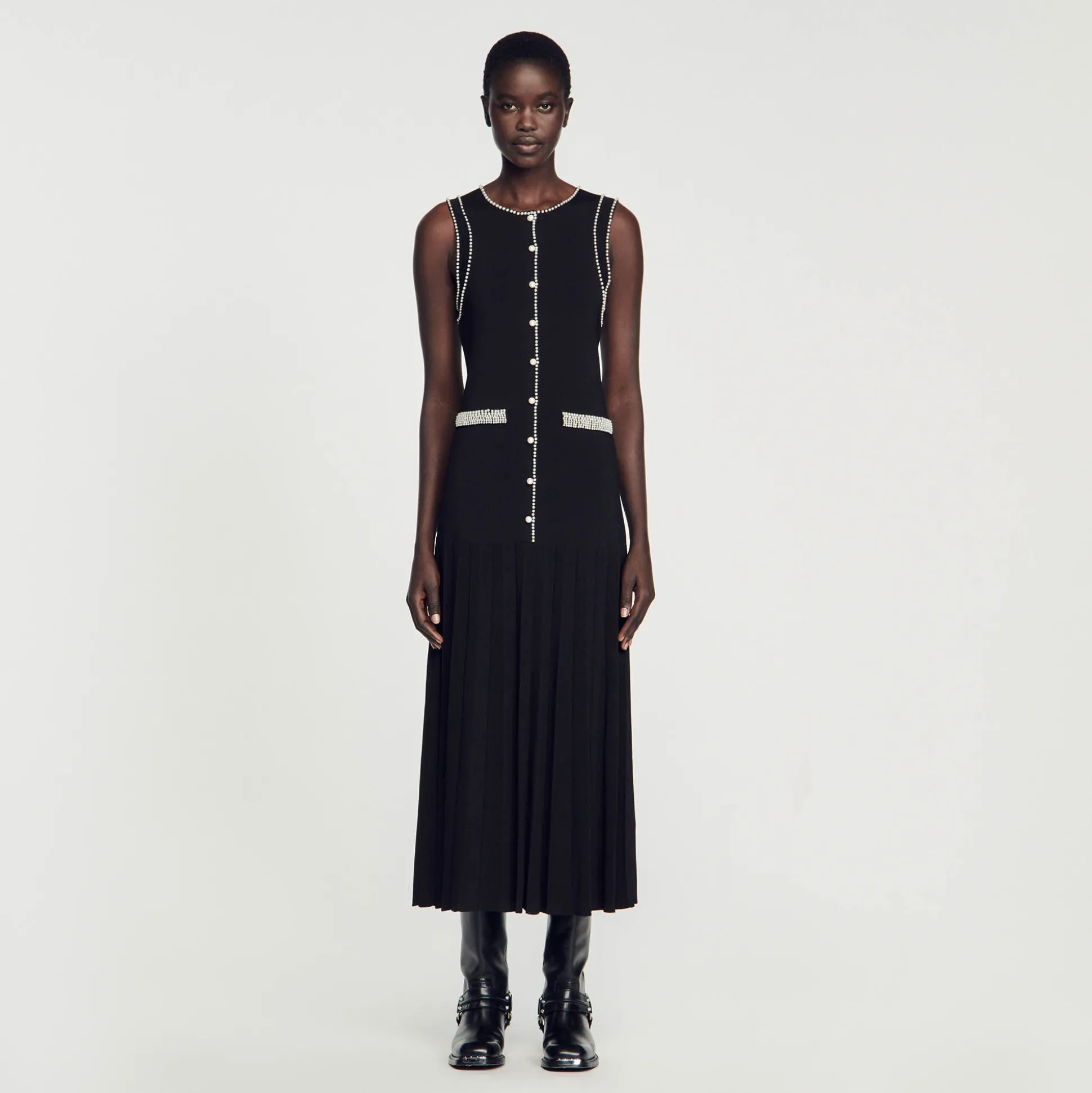 Robe Midi En Maille