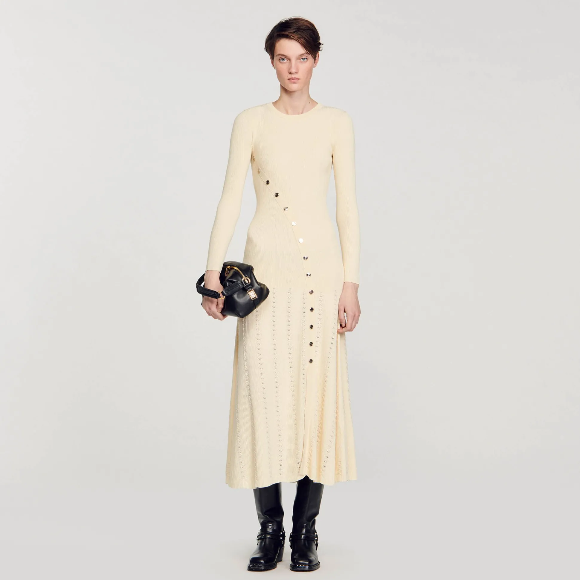 Robe Midi En Maille