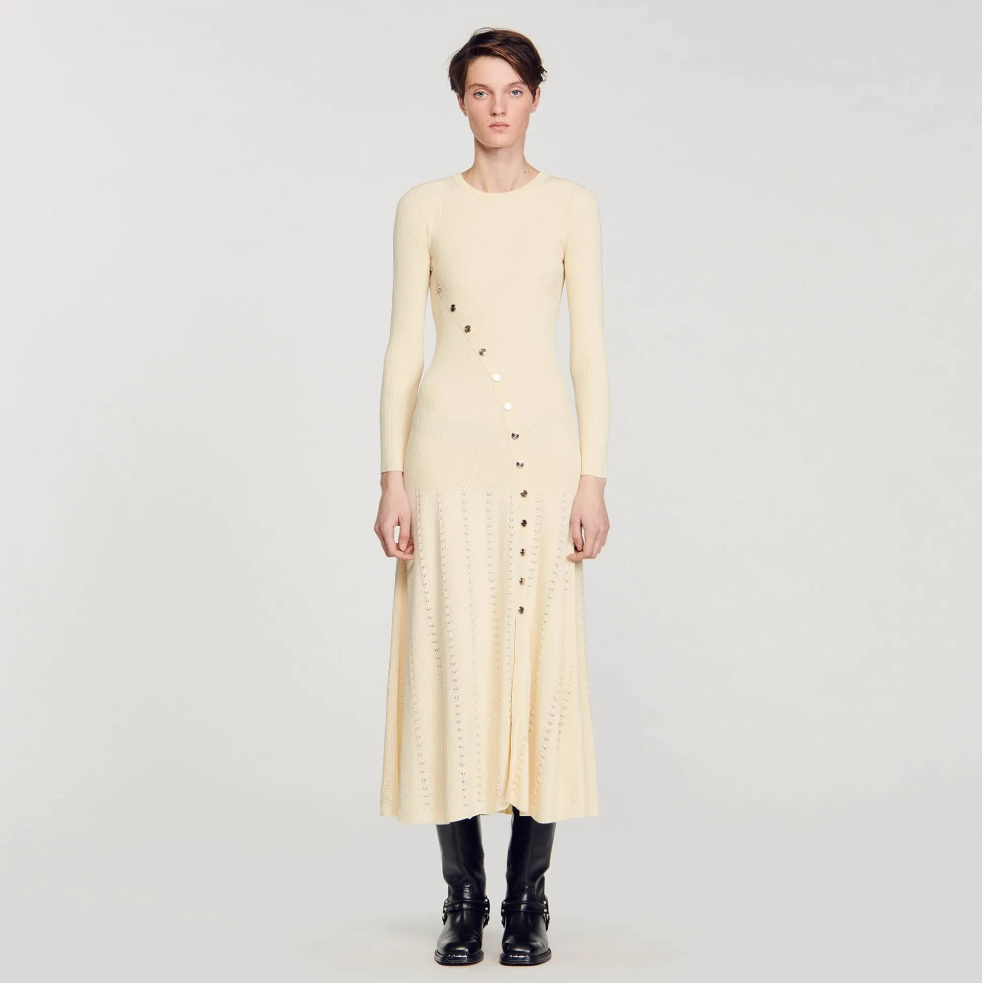 Robe Midi En Maille