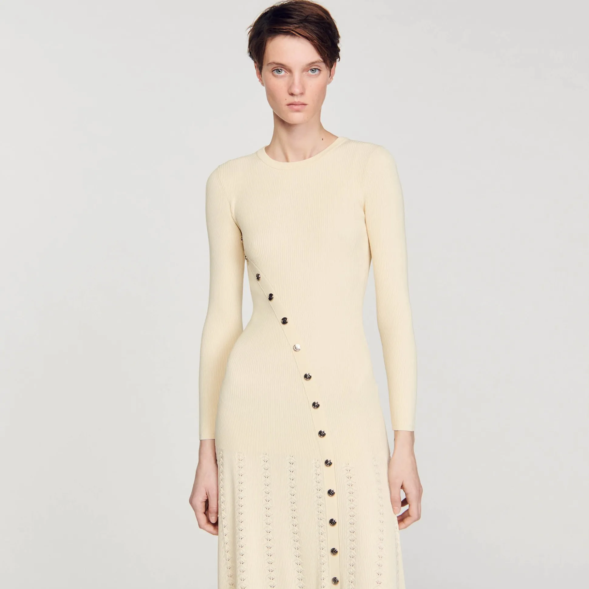 Robe Midi En Maille