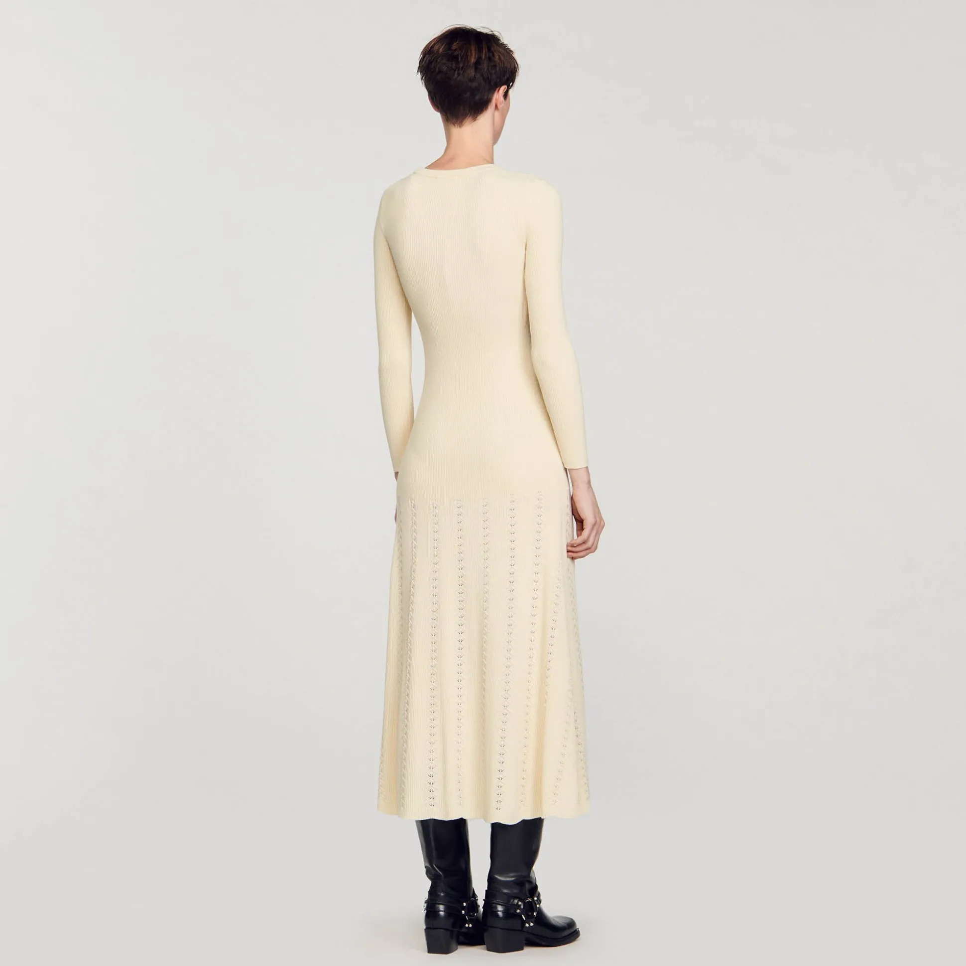 Robe Midi En Maille