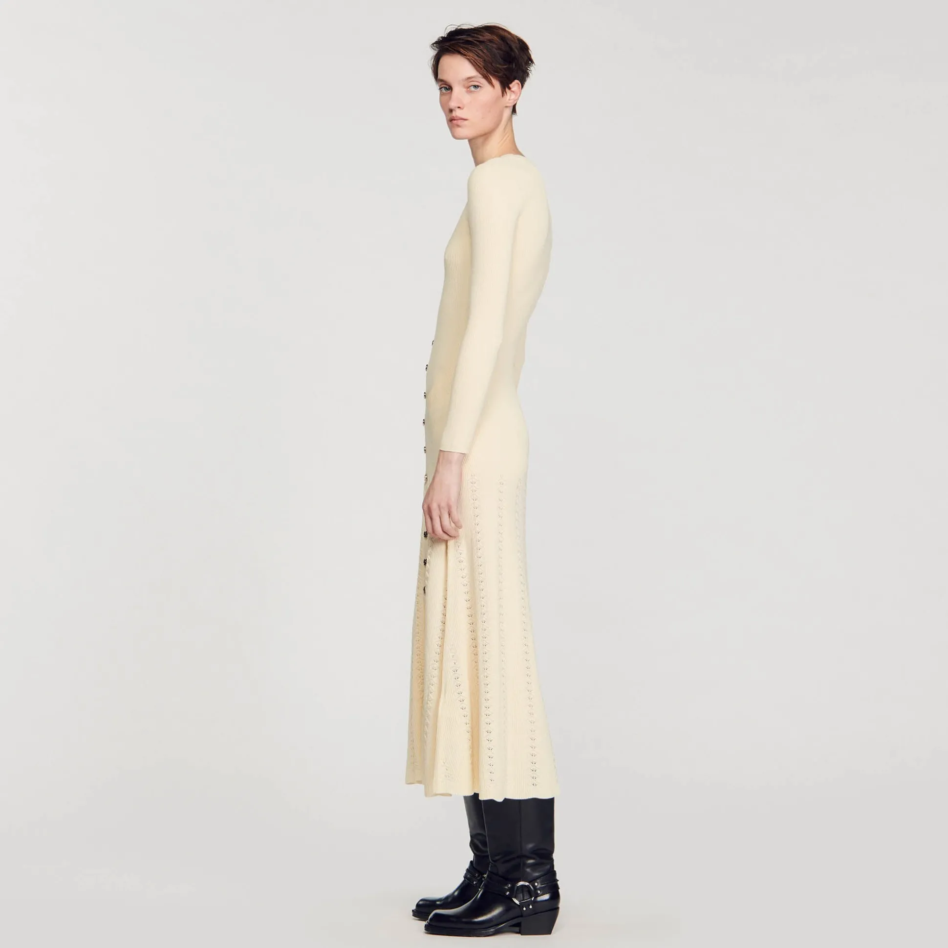 Robe Midi En Maille