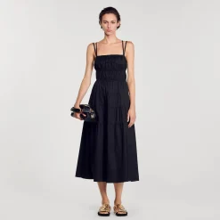 Robe Midi Froncée