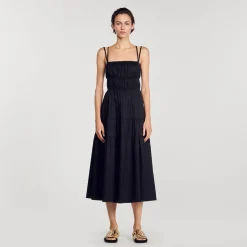 Robe Midi Froncée