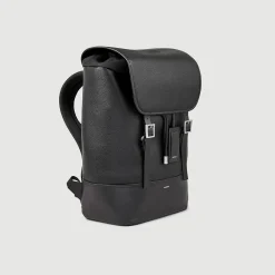 Sac à Dos En Toile Et Cuir