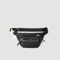 Sac Banane En Toile Et Cuir