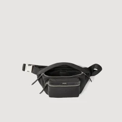 Sac Banane En Toile Et Cuir