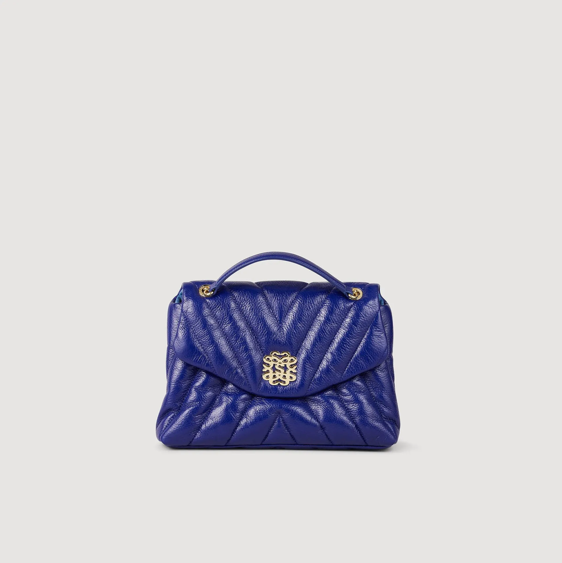 Sac Mila En Cuir Grainé Matelassé