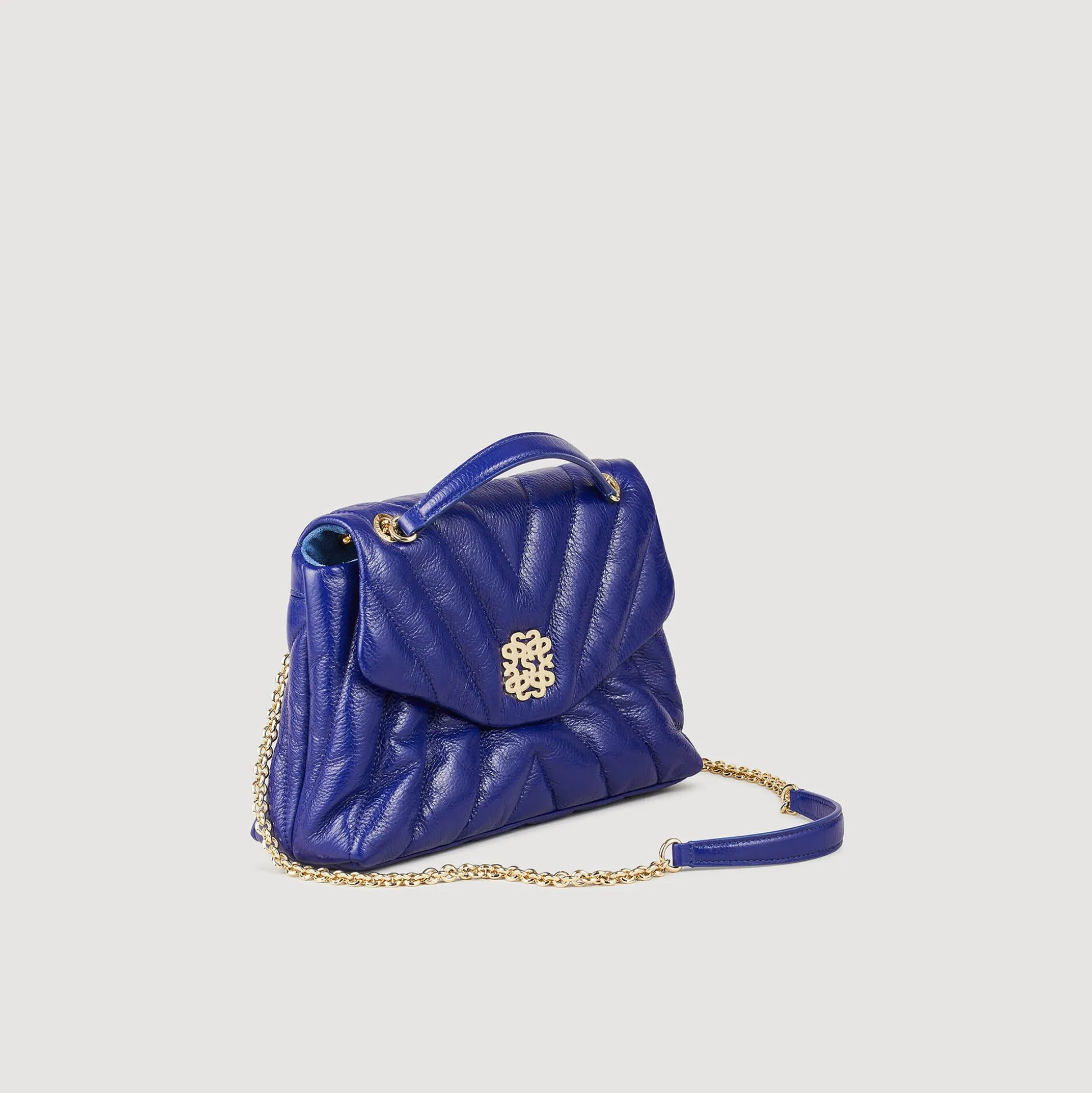 Sac Mila En Cuir Grainé Matelassé