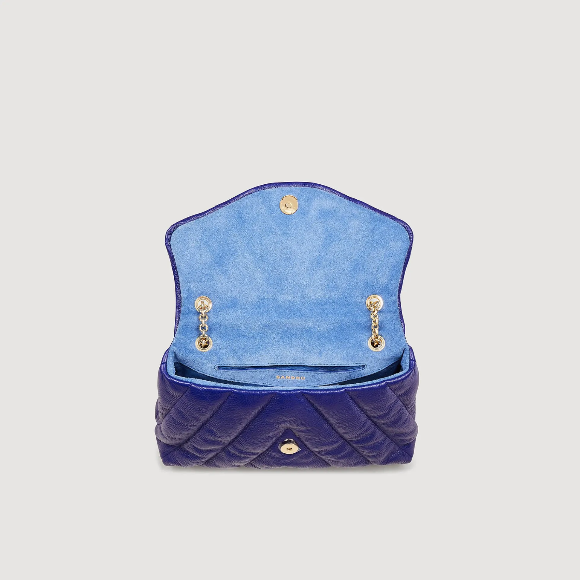 Sac Mila En Cuir Grainé Matelassé