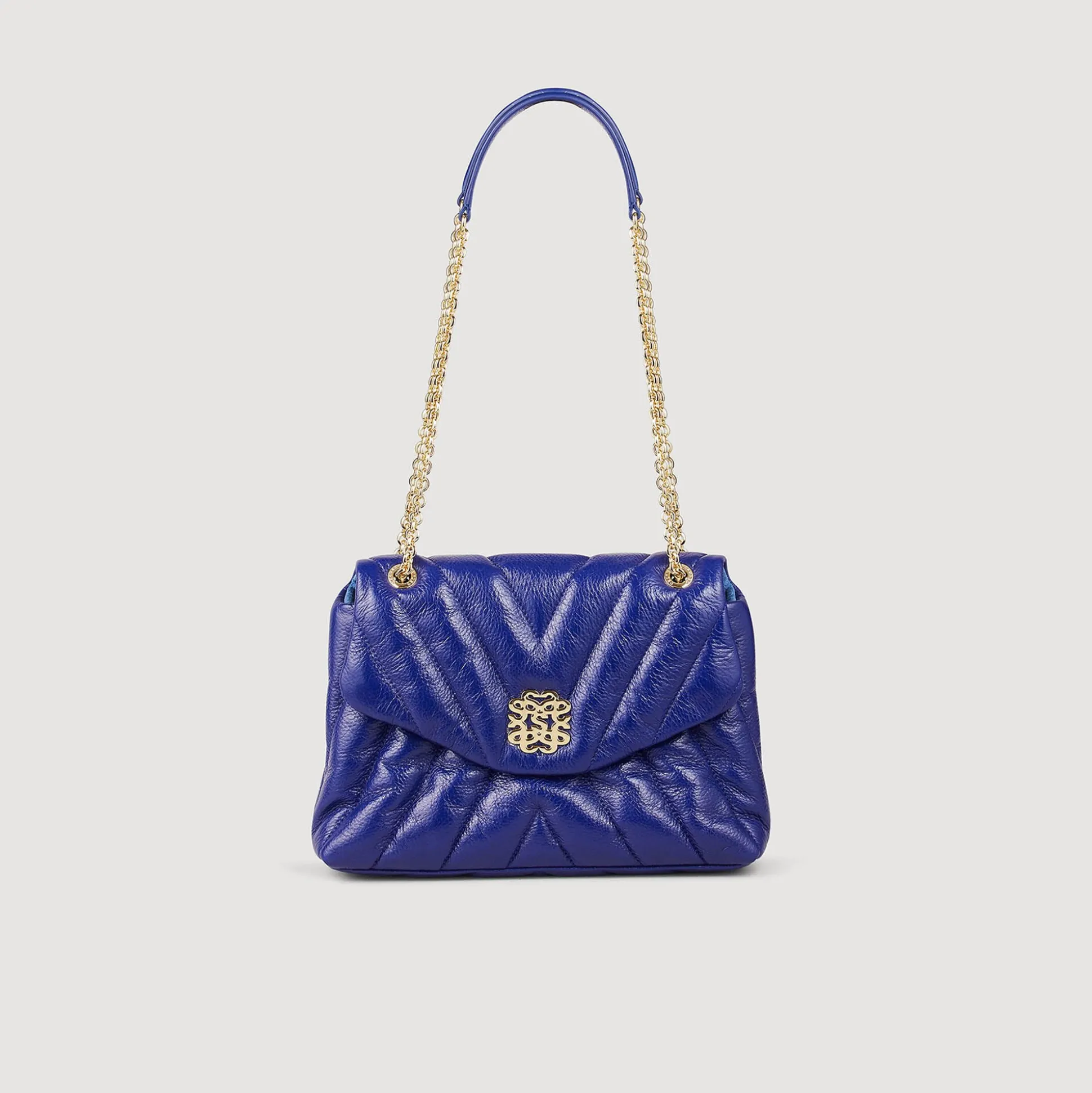 Sac Mila En Cuir Grainé Matelassé