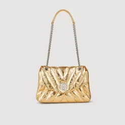 Sac Mila En Cuir Métallisé Matelassé