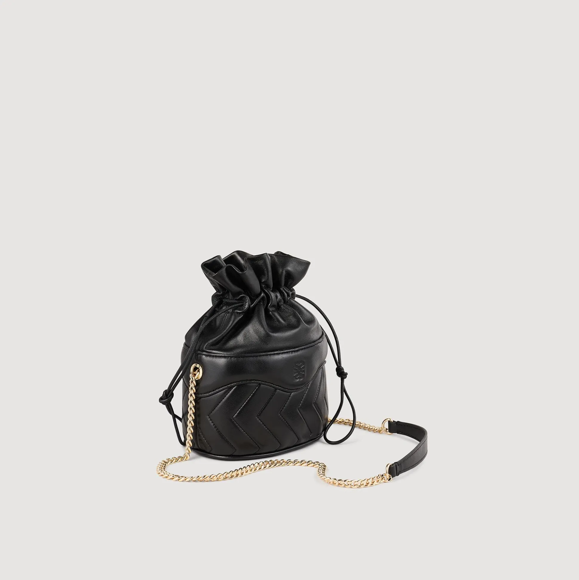 Sac Seau Le Bonbon En Cuir Matelassé