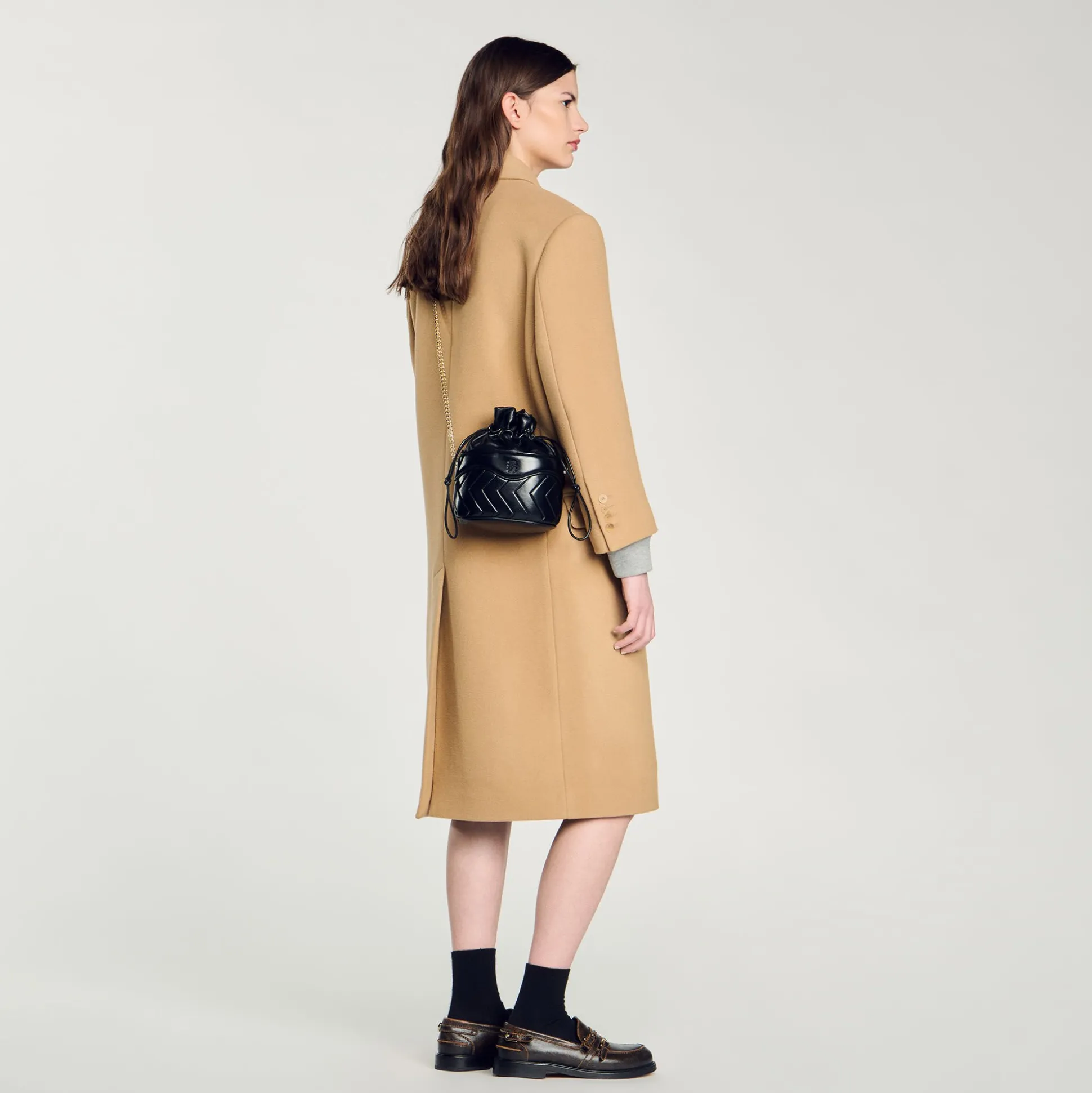 Sac Seau Le Bonbon En Cuir Matelassé