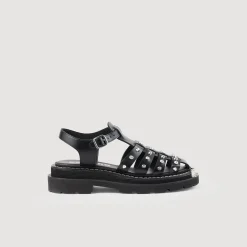 Sandales Olys Cloutées En Cuir