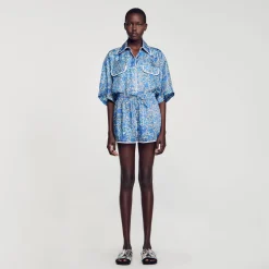 Short à Imprimé Fleuri