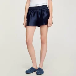 Short Effet 2 En 1 En Satin