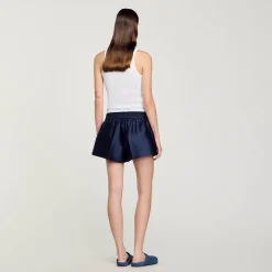 Short Effet 2 En 1 En Satin