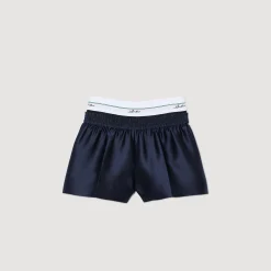 Short Effet 2 En 1 En Satin