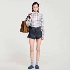 Short En Jean Brut