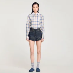 Short En Jean Brut