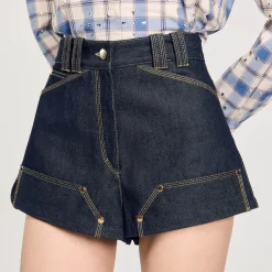 Short En Jean Brut