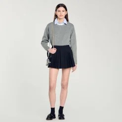 Short Jupe à Plis
