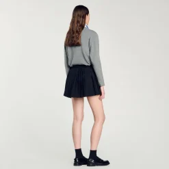 Short Jupe à Plis