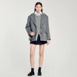 Short Jupe à Plis