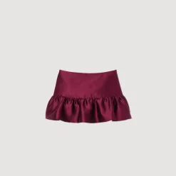 Short Jupe En Satin