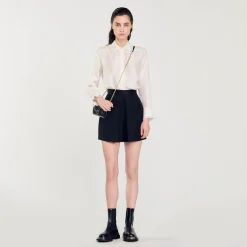 Short Taille Haute Avec Boutons
