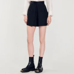Short Taille Haute Avec Boutons