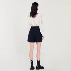 Short Taille Haute Avec Boutons