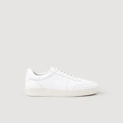 Sneakers En Cuir De Tannerie Certifiée
