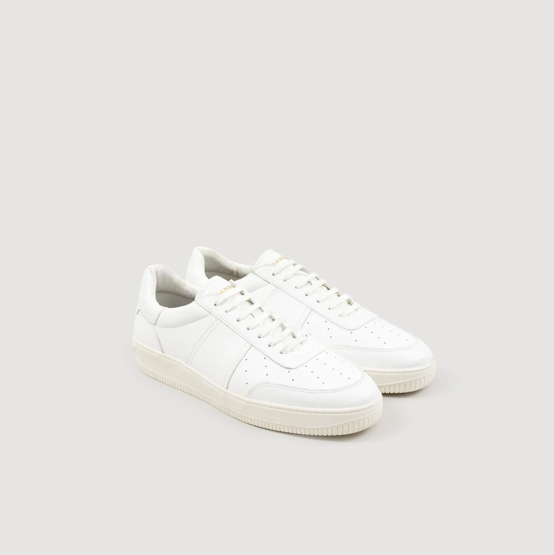 Sneakers En Cuir De Tannerie Certifiée