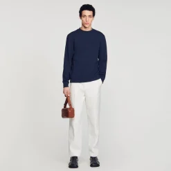 Sweatshirt Fleur En Coton