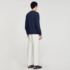 Sweatshirt Fleur En Coton