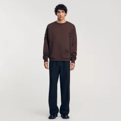 Sweatshirt Oversize Fleurs