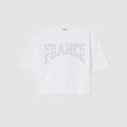 Tee-shirt Court Brodé France