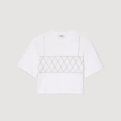 Tee-shirt Court Strassé