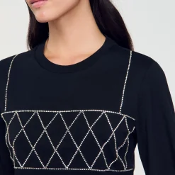 Tee-shirt Court Strassé