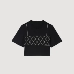 Tee-shirt Court Strassé