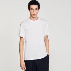 Tee-shirt Fleur En Coton