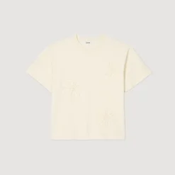 Tee-shirt Orné De Fleurs