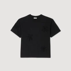 Tee-shirt Orné De Fleurs