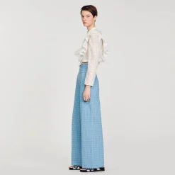 Top Court En Broderie Anglaise