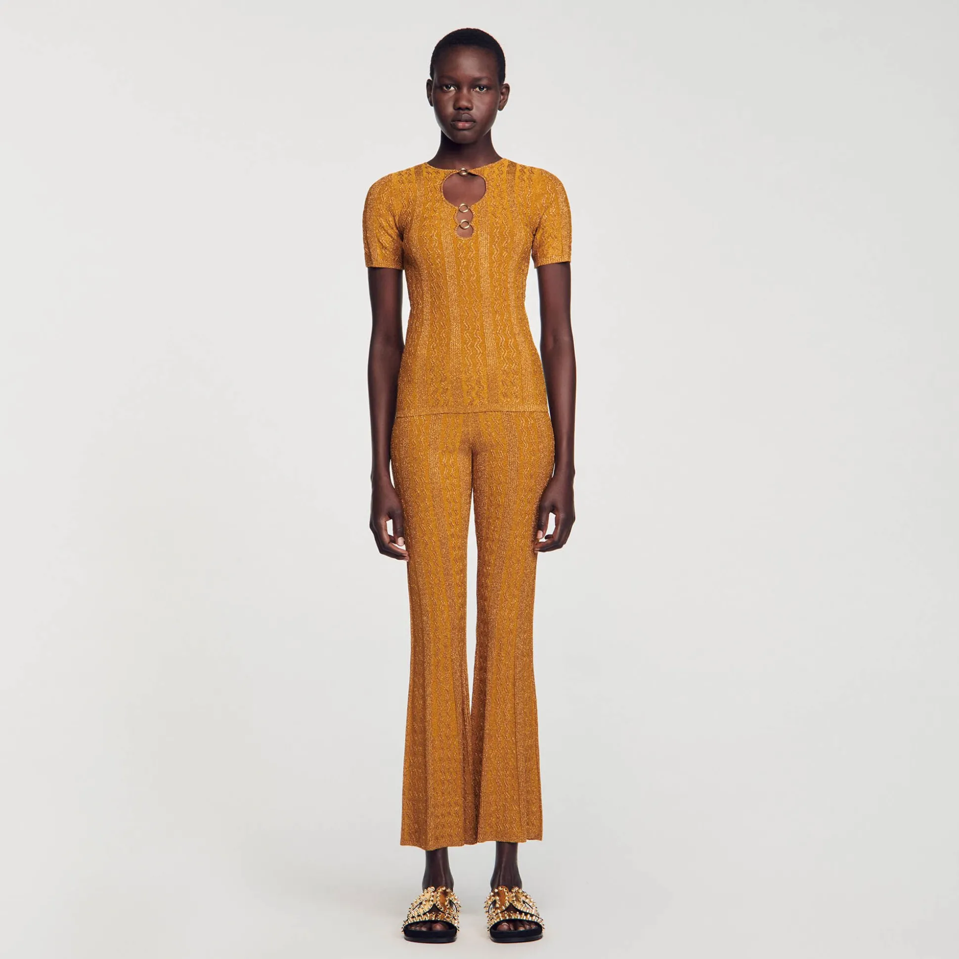 Top En Maille Scintillante
